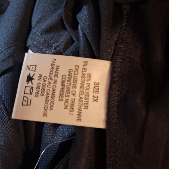 Penningtons trousers size 2X. Dark blue NWT - Picture 3 of 6